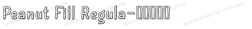 Peanut Fill Regula字体转换